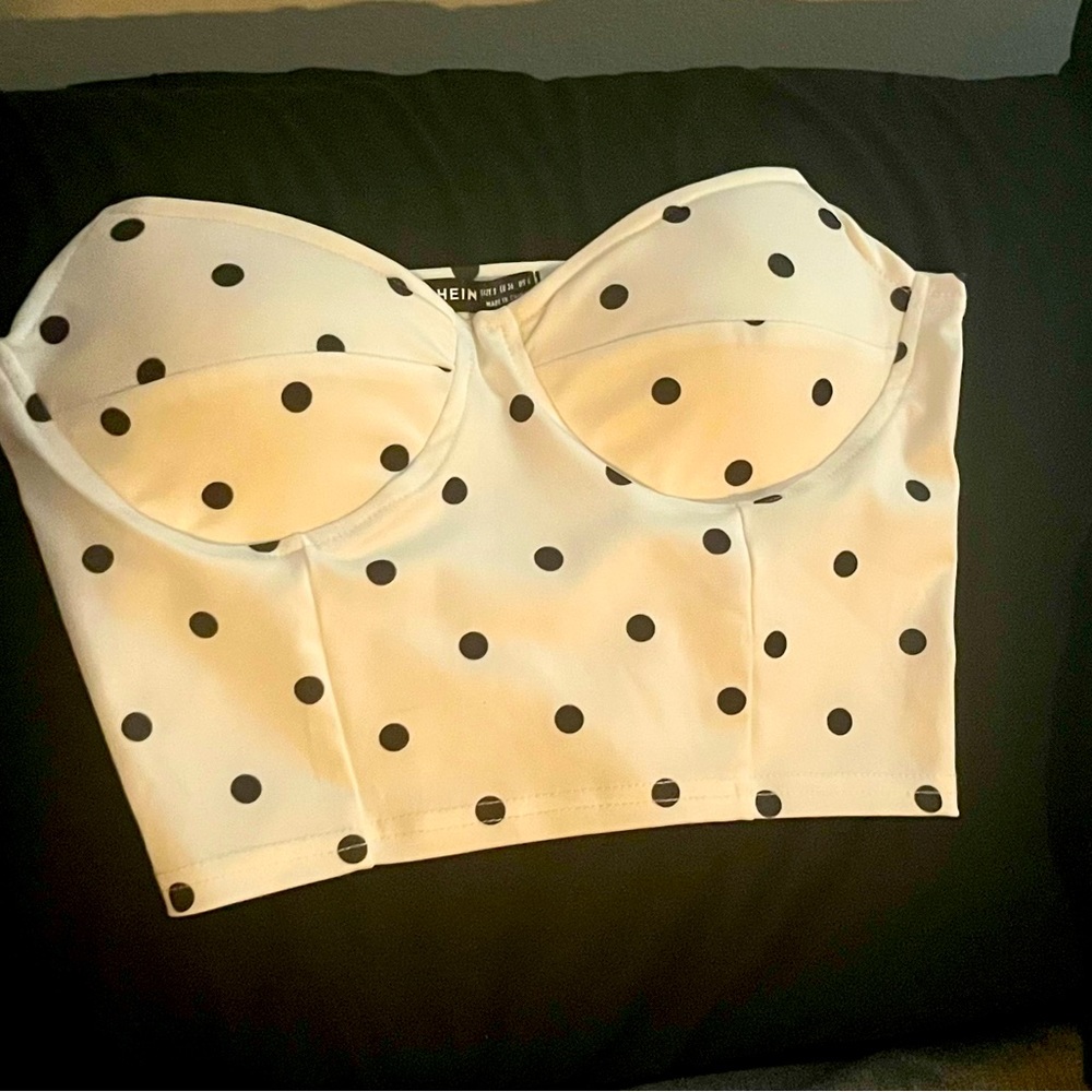 Polka Dot Crop Top